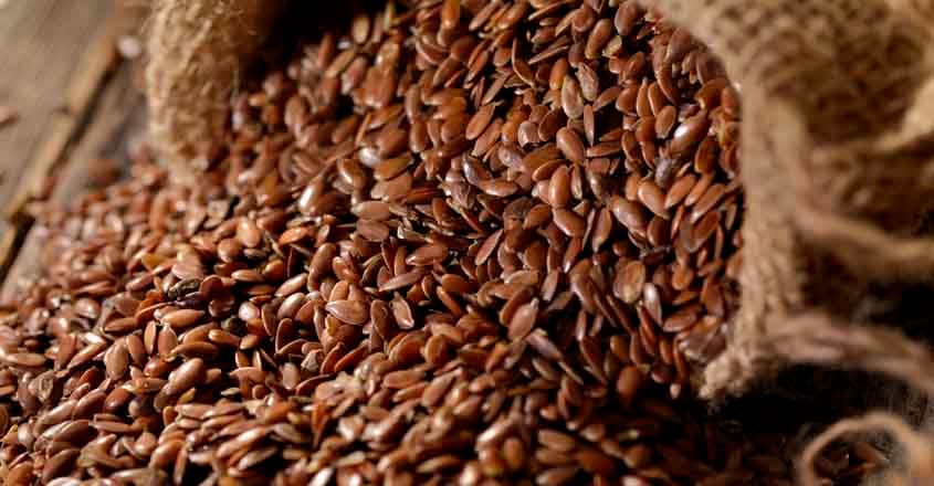 614985350 Organic Flax Seed -Photographed on Hasselblad H1-22mb Camera