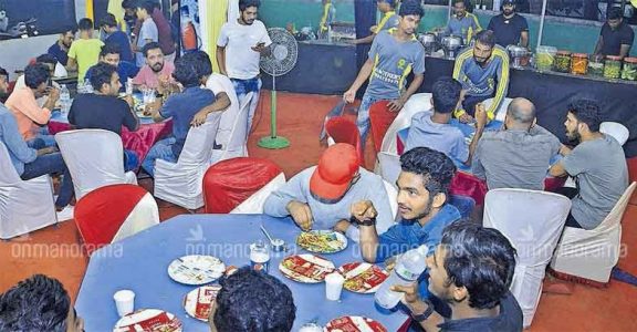 The kebab stalls of Thayatheru in Kannur The kebab stalls of Thayatheru in Kannur