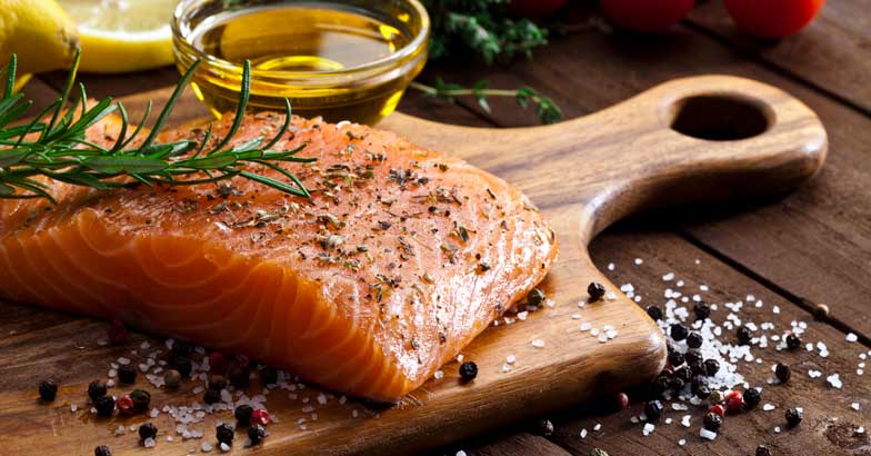 Salmon steak Salmon steak