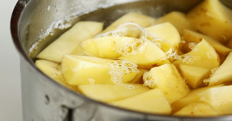 Cooking potatoes Cooking potatoes