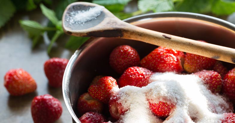 Making jam Making jam