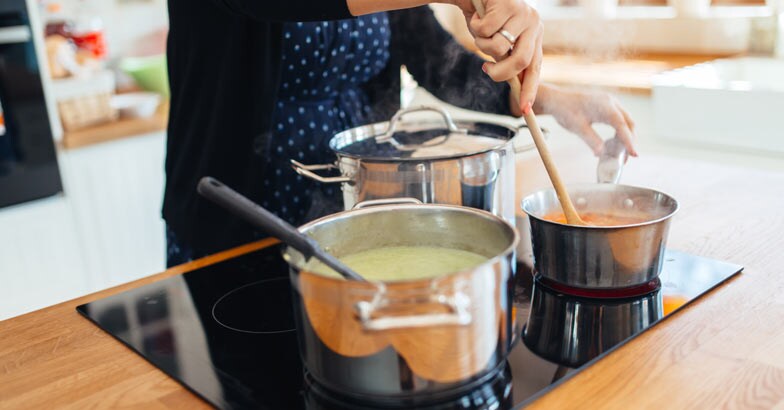 Cooking soup Cooking soup