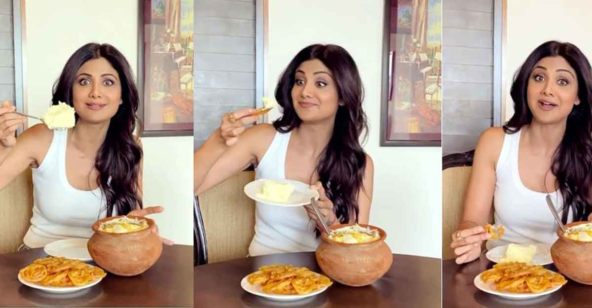 Makkhan malai on Shilpa's Sunday binge as she shoots in Lucknow