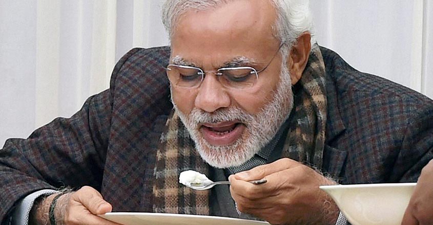 modi-eating