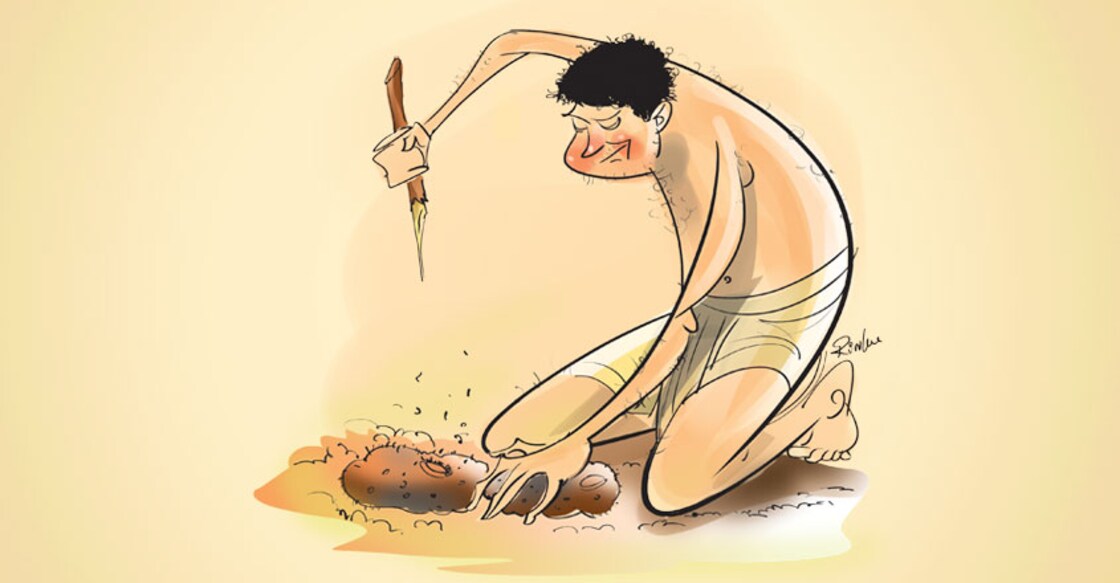 Potato is not the only tuber cooked in tribal settlements