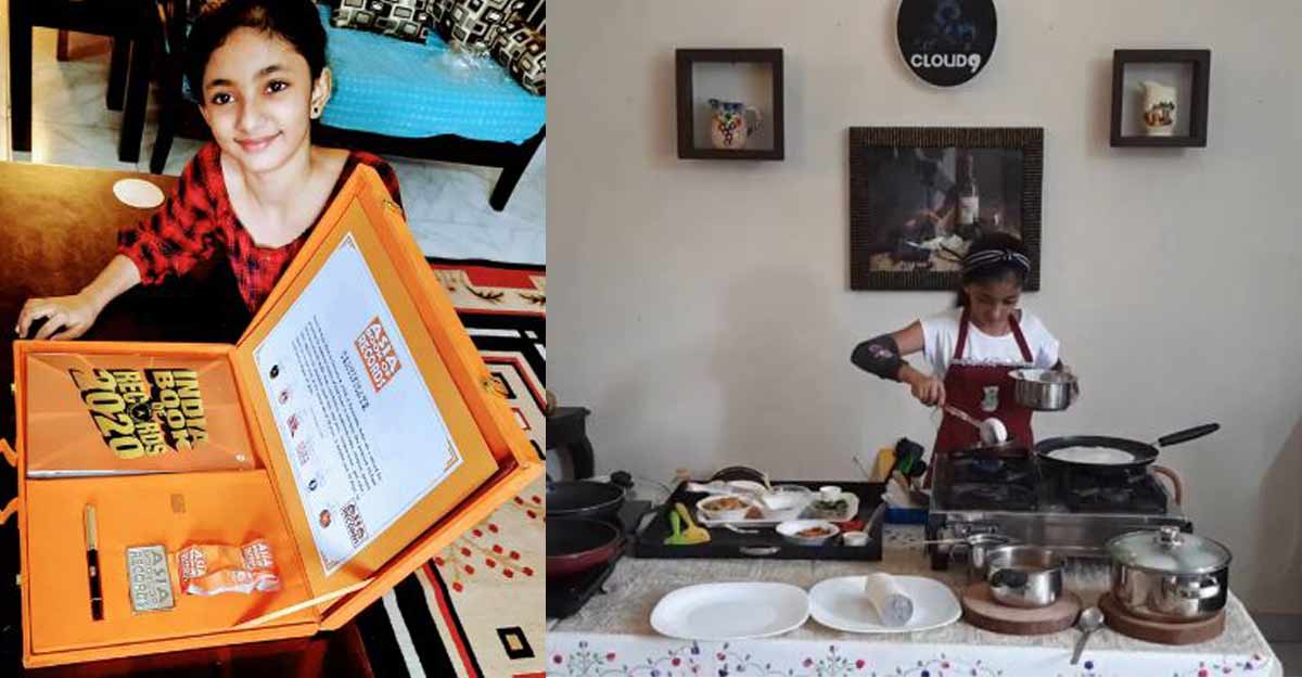 Kerala girl cooks her way into record books