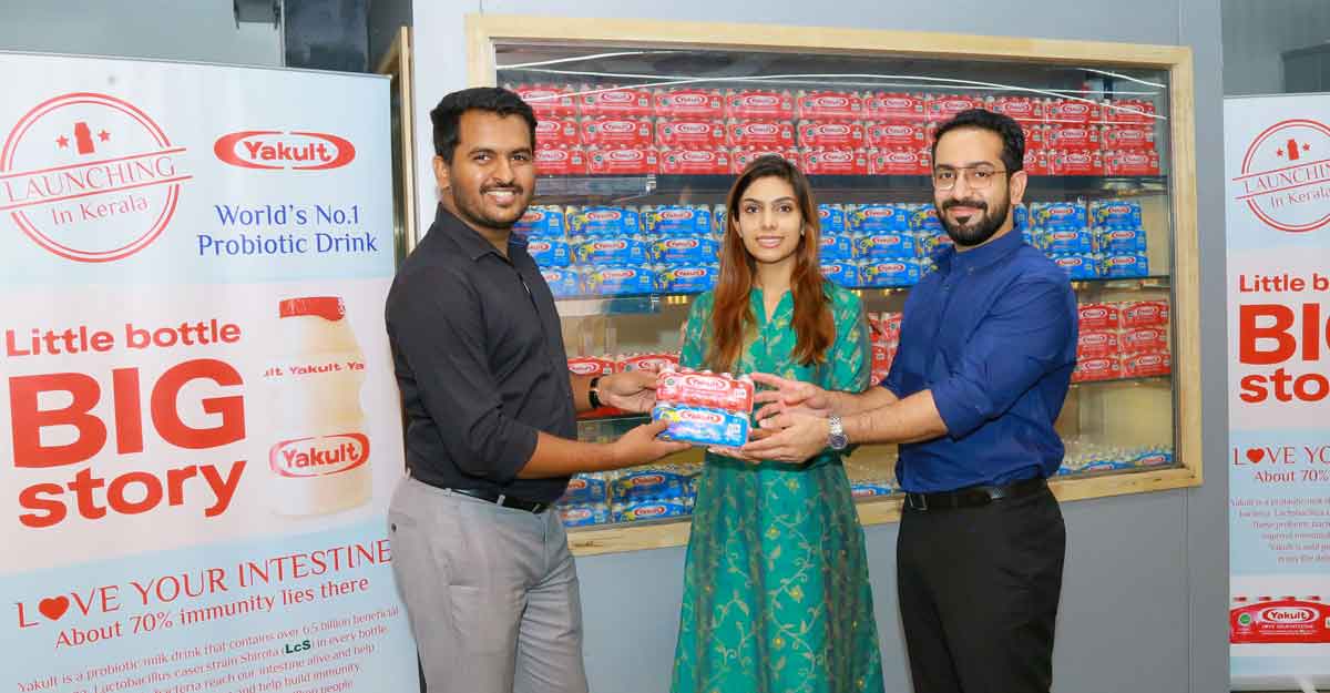 Probiotic milk brand Yakult launched in Kerala Probiotic milk brand Yakult launched in Kerala