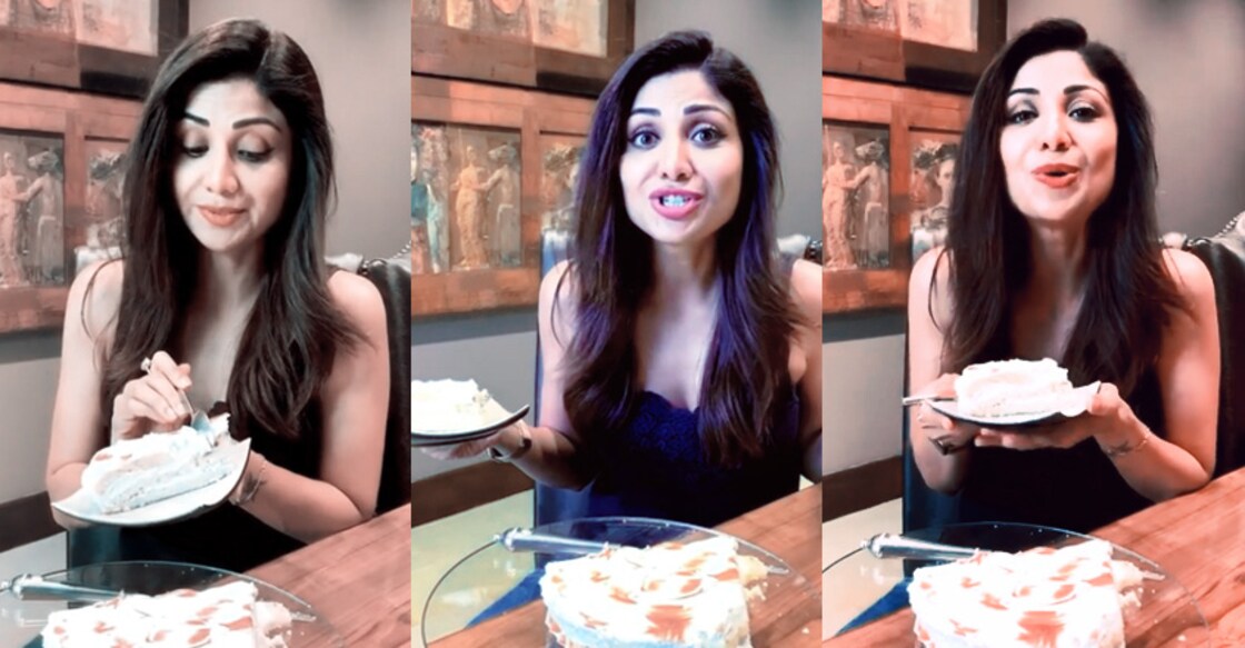 Shilpa Shetty wows netizens with vanilla meringue cake during lockdown Shilpa Shetty wows netizens with vanilla meringue cake during lockdown