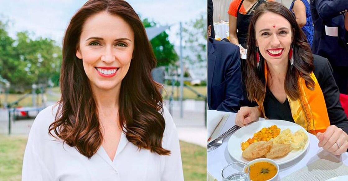 New Zealand PM enjoys chole puri and the pictures go viral New Zealand PM enjoys chole puri and the pictures go viral