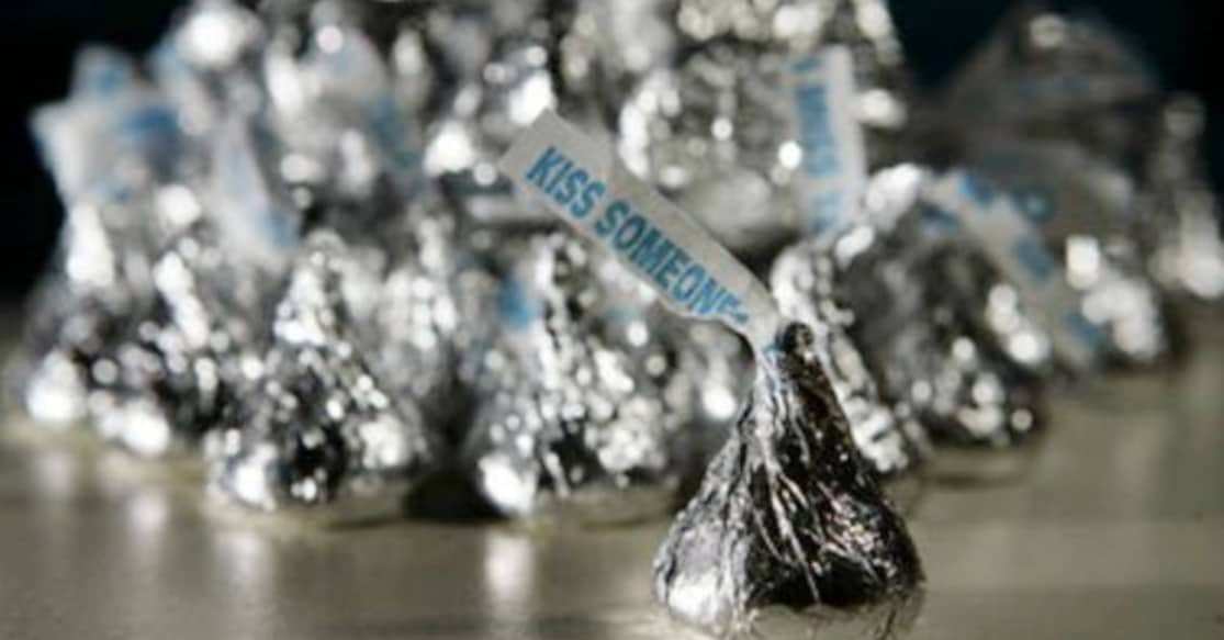 Hershey's kisses doubling their sizes