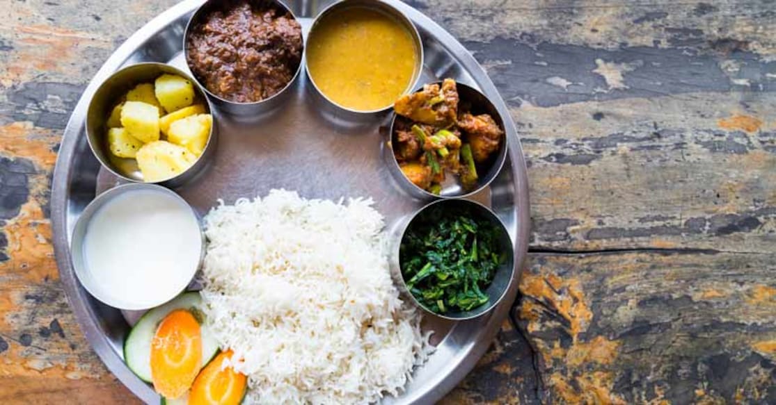 Indian thali