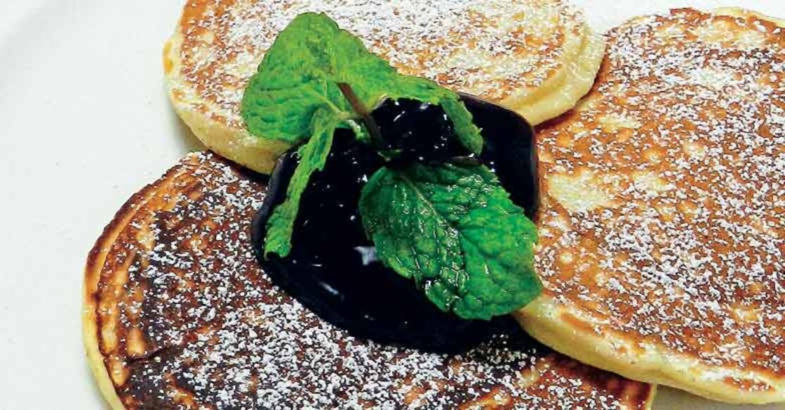 Kodo millet raisin pancake