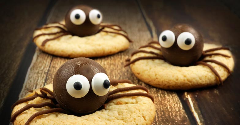 Spider cookies Spider cookies