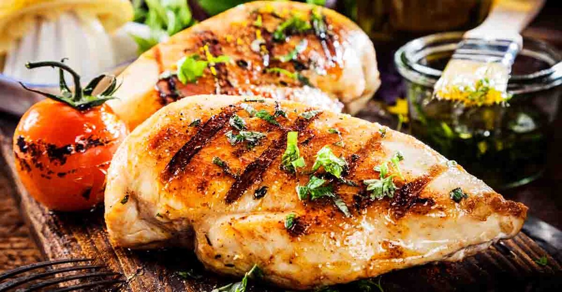 grilled chicken breasts