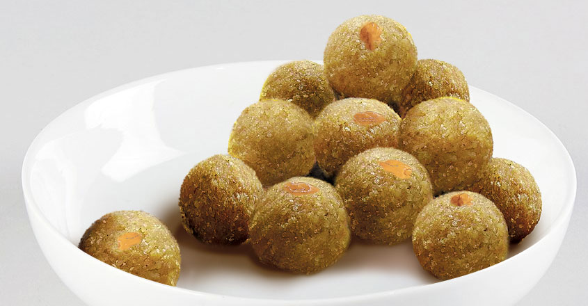 Try out this rava-jaggery laddu as an easy snack