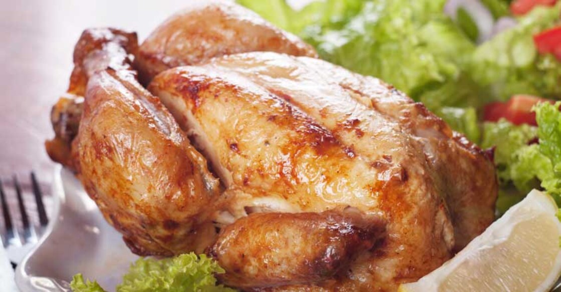 Nirthi poricha kozhi aka full roast chicken
