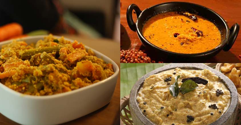 5 side dishes for Onasadhya 5 side dishes for Onasadhya