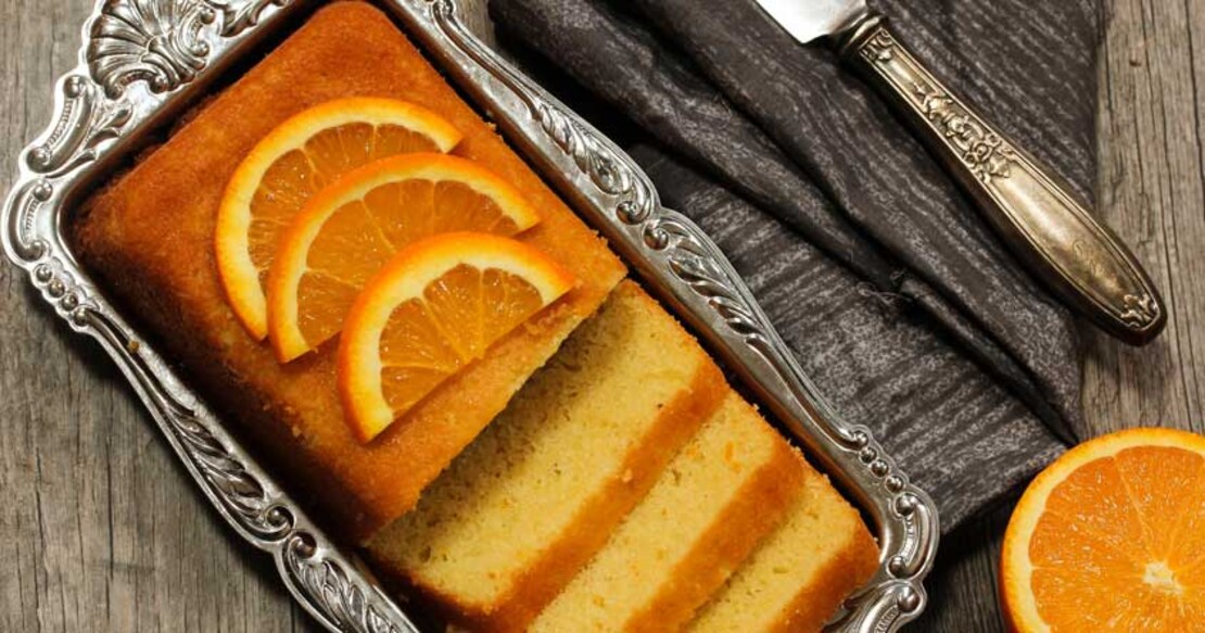 Orange sponge cake in just half an hour