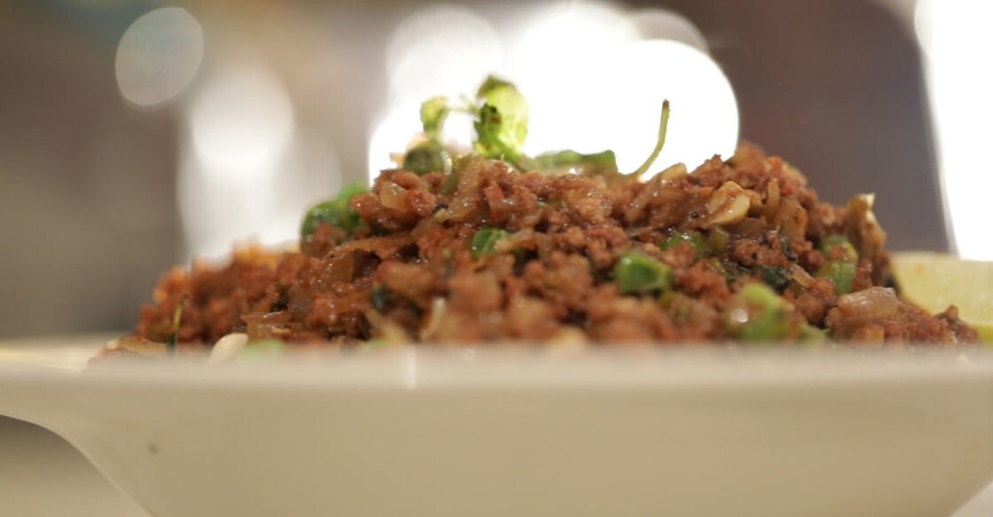 Brighten your mood with delicious keema matar