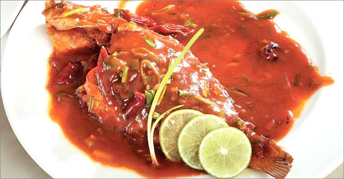 Fish with chilli sauce