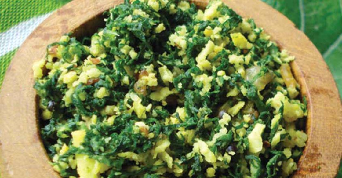 Try this pumpkin leaves stir fry for lunch