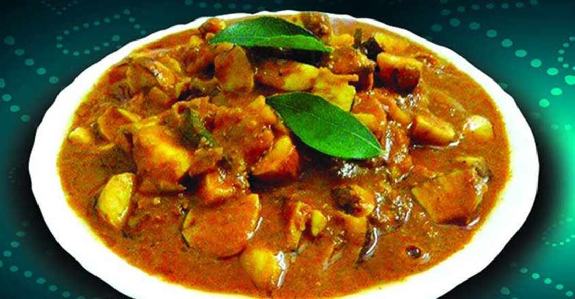 Healthy and tasty jackfruit seed masala curry