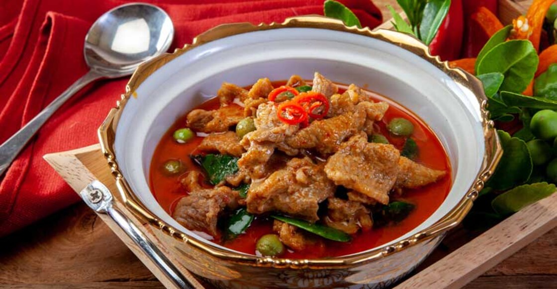 Crispy pork in Malabar tamarind