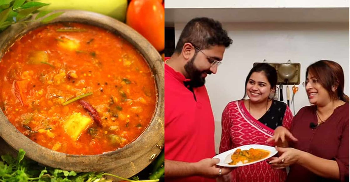 Lakshmi Nair's easy pressure cooker sambar