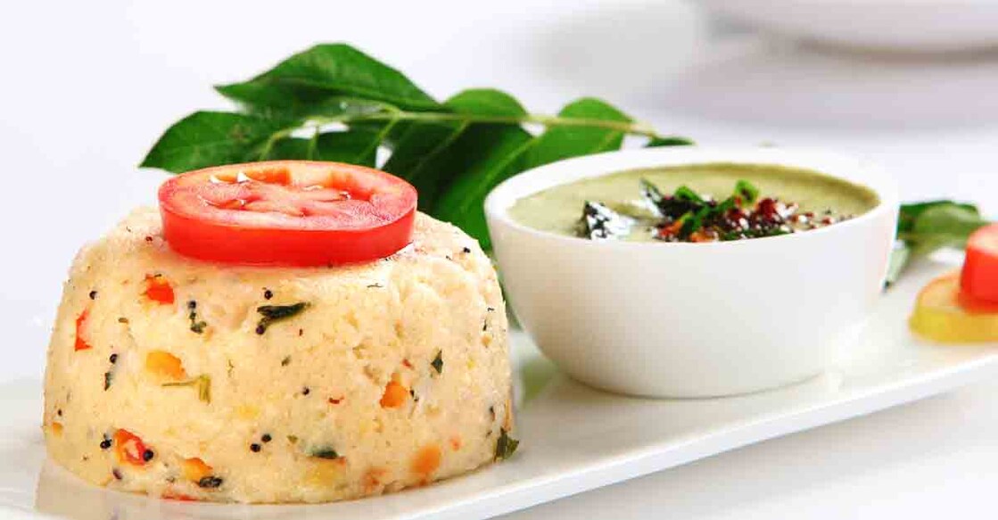 Upma along with chutney is a south Indian snack