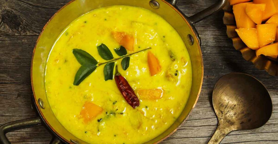 Indian Mango Curry - Mango Pulissery
