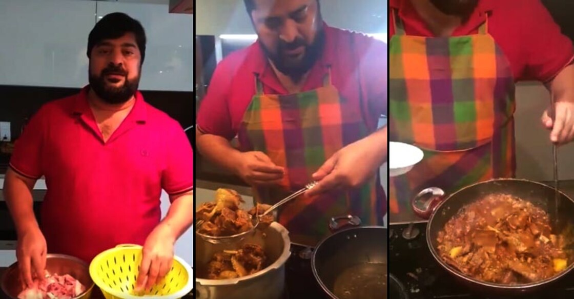 Bismi group's Ajmal cooks Kuttanadan duck roast amid lockdown