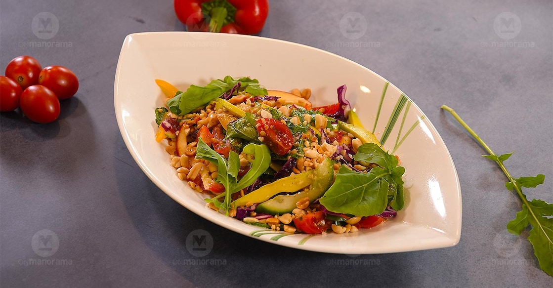 Rainbow salads can prevent cancer, decrease inflammation, improve vision, keep bones and teeth healthy, and also help our skin glow. Photo: Onmanorama