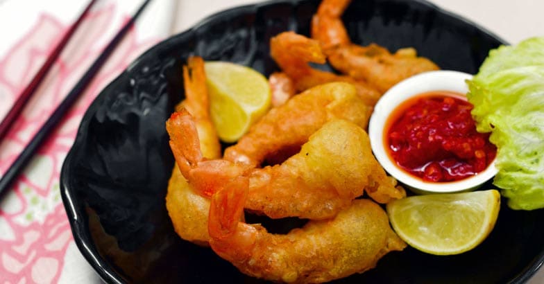 Prawns batter fry Prawns batter fry