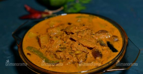 Dry fish and mango curry Dry fish and mango curry