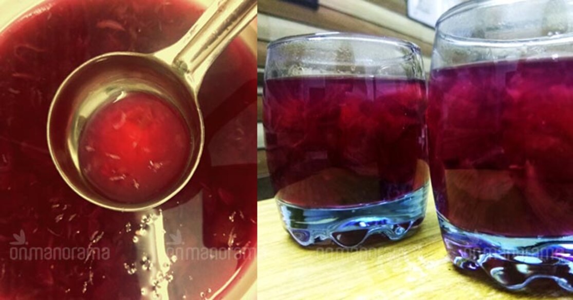 Arabian pulpy grape juice