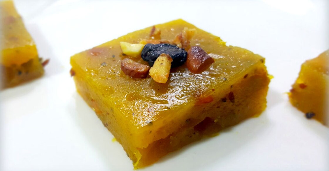Easy pumpkin halwa