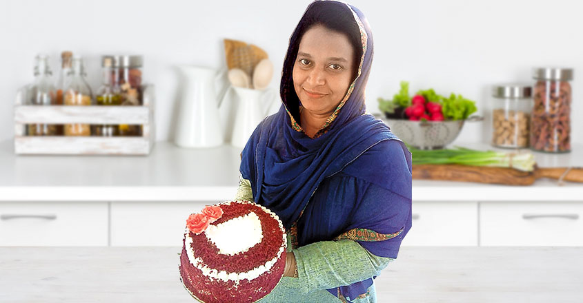 Here's how to bake red velvet cake in a biryani vessel Here's how to bake red velvet cake in a biryani vessel
