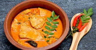 Kerala-style fish curry 