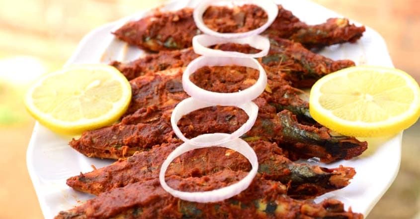 Special fish fry without adding oil Special fish fry without adding oil