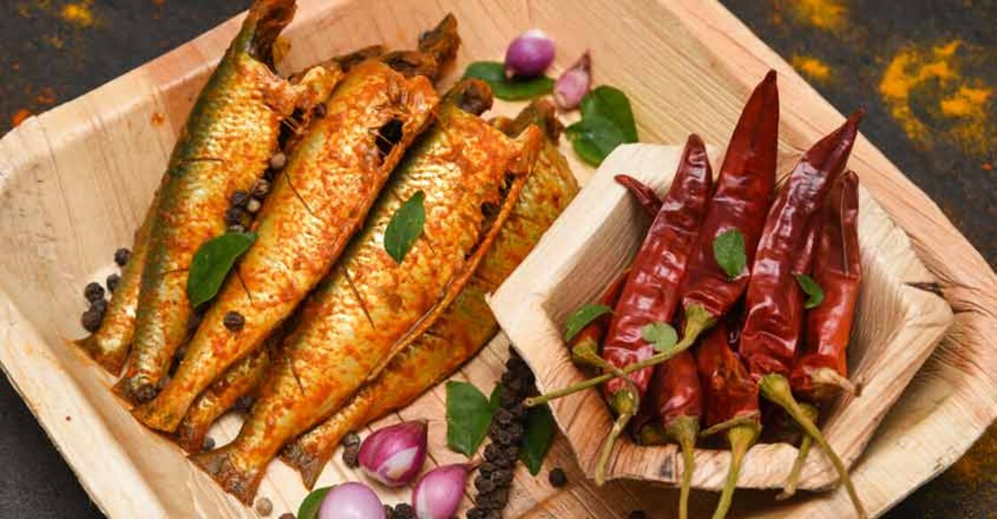 Malabar special fried fish curry