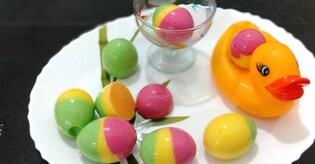 Eggless 'egg' pudding 