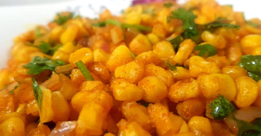 Crispy fried corn Crispy fried corn