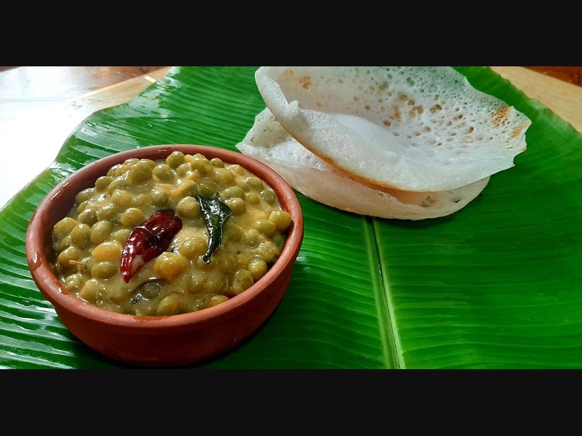 Green peas shop curry without coconut