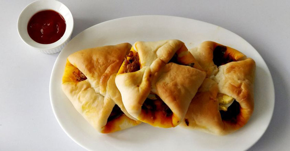 Masala egg parcel