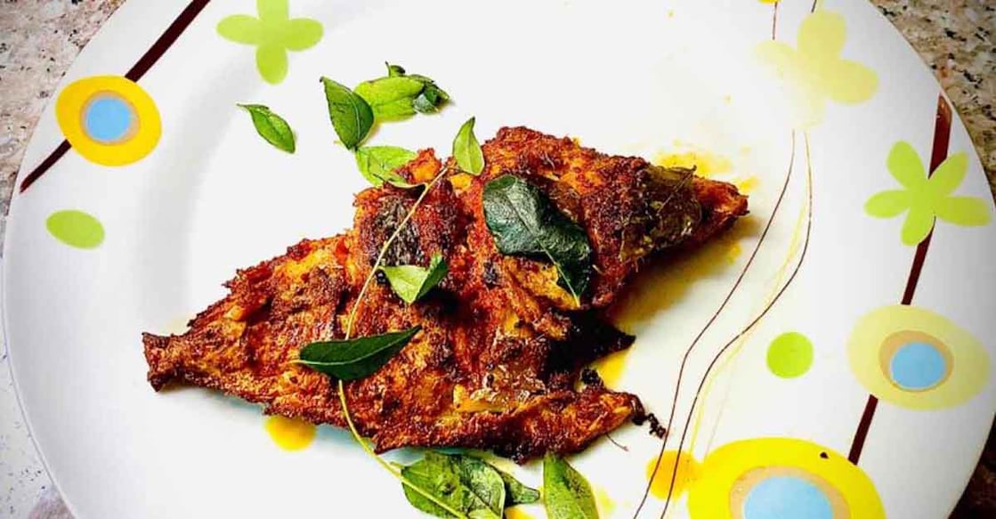 Tasty pomfret fry