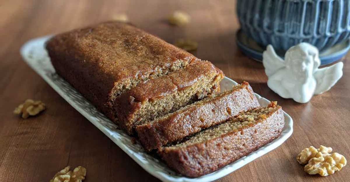 Wheat banana cake