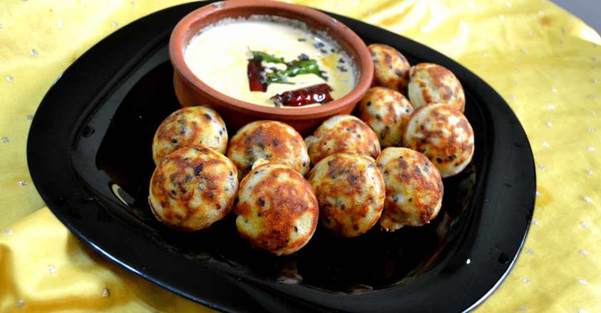 Unique paniiyaram using idli batter Unique paniiyaram using idli batter