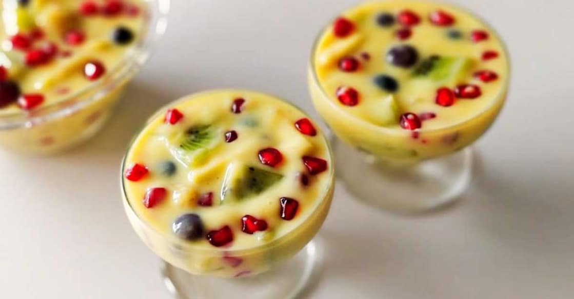 fruit-custard