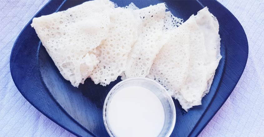 Super thin neer dosa in just 5 minutes