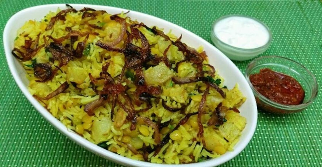 Special toor dal biryani
